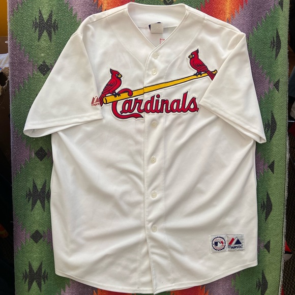 Vintage Other - VINTAGE CARDINALS YADIER MOLINA JERSEY SIZE LARGE GOOD CONDITION WHITE